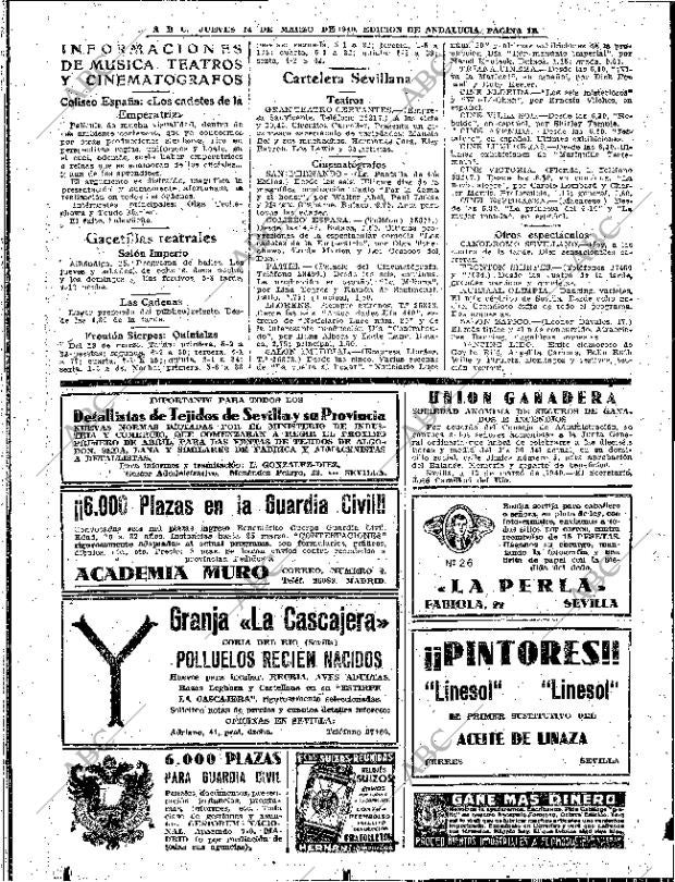 ABC SEVILLA 14-03-1940 página 12
