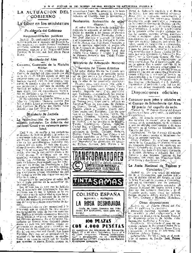ABC SEVILLA 14-03-1940 página 9