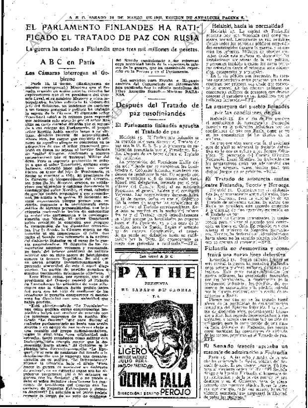 ABC SEVILLA 16-03-1940 página 7