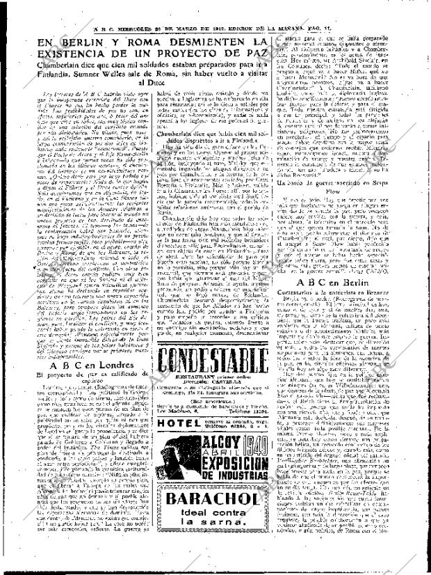 ABC MADRID 20-03-1940 página 11