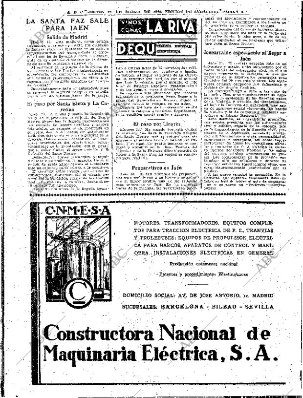 ABC SEVILLA 21-03-1940 página 4