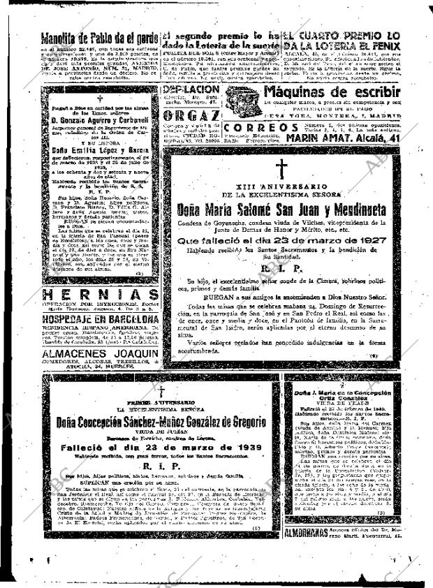 ABC MADRID 23-03-1940 página 2