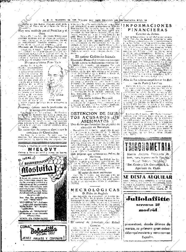 ABC MADRID 26-03-1940 página 10