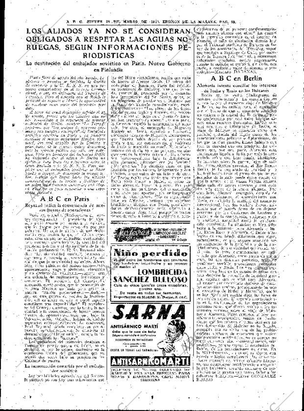 ABC MADRID 28-03-1940 página 23