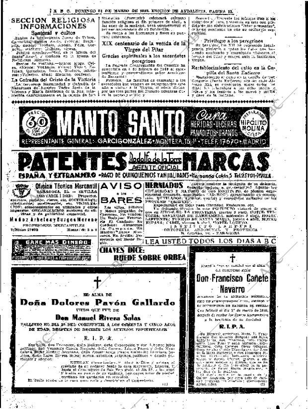 ABC SEVILLA 31-03-1940 página 15