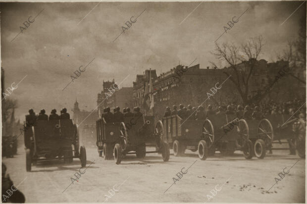 talle del desfile de la Victoria