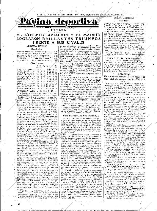 ABC MADRID 02-04-1940 página 24