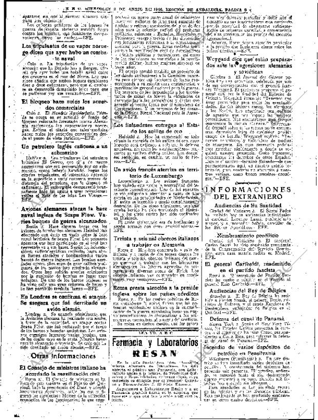 ABC SEVILLA 03-04-1940 página 9