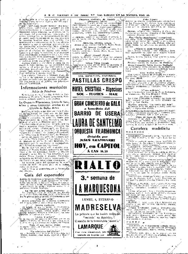 ABC MADRID 05-04-1940 página 16