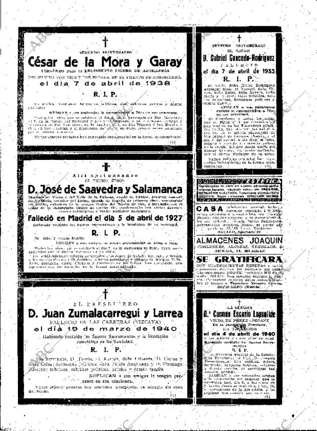 ABC MADRID 05-04-1940 página 19