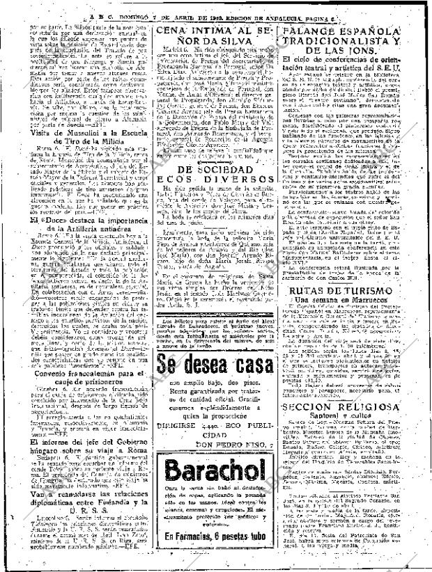 ABC SEVILLA 07-04-1940 página 6