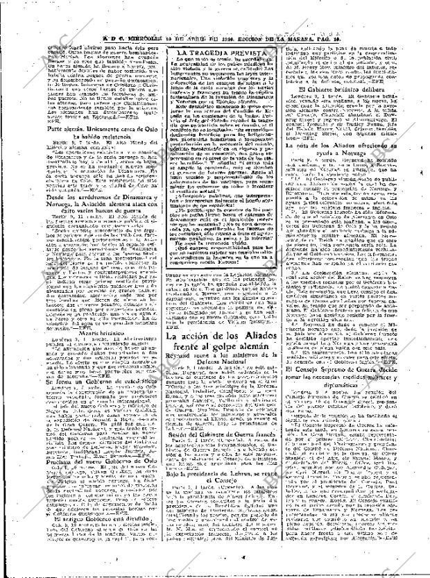 ABC MADRID 10-04-1940 página 10