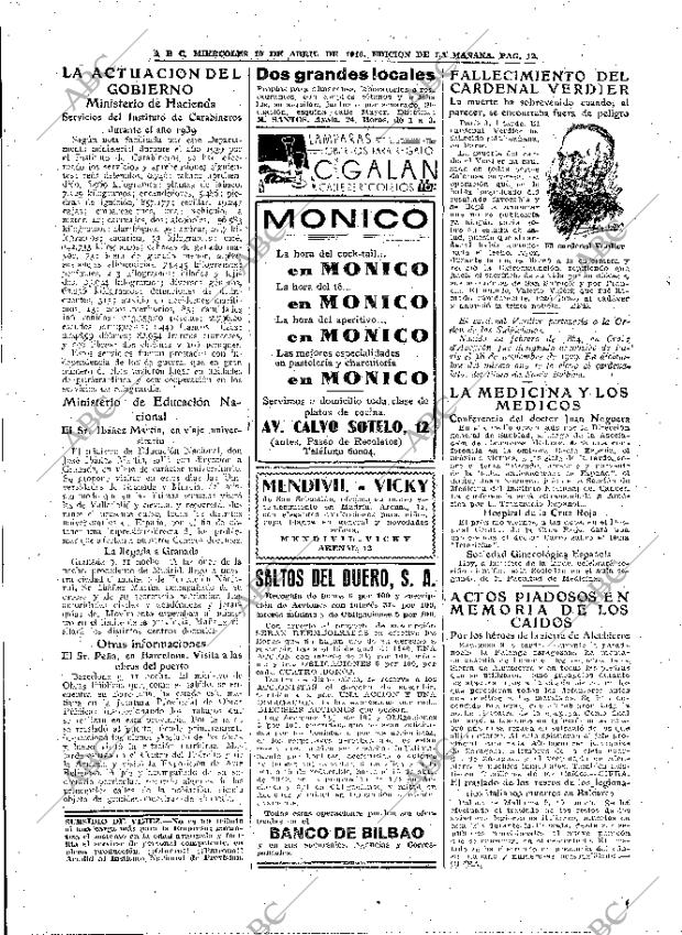 ABC MADRID 10-04-1940 página 12