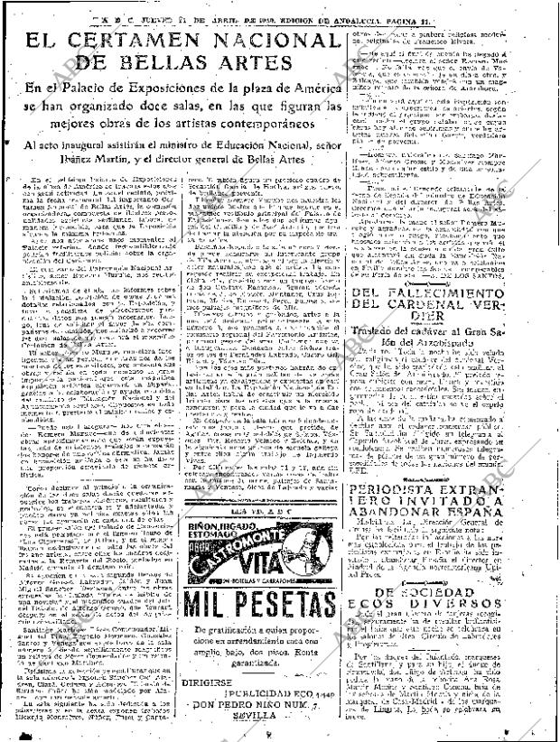 ABC SEVILLA 11-04-1940 página 11