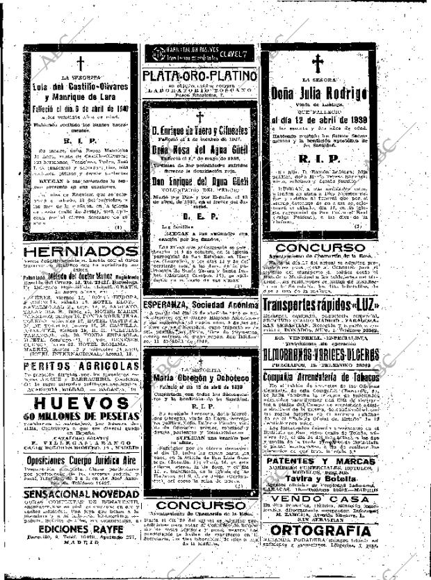 ABC MADRID 12-04-1940 página 15