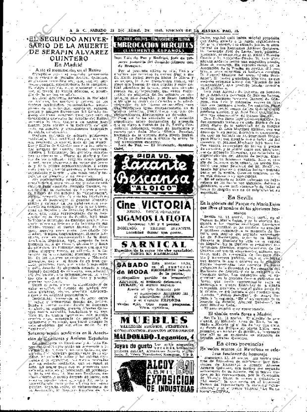 ABC MADRID 13-04-1940 página 13