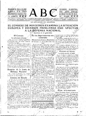 ABC MADRID 13-04-1940 página 7