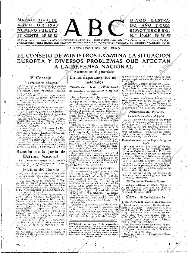 ABC MADRID 13-04-1940 página 7