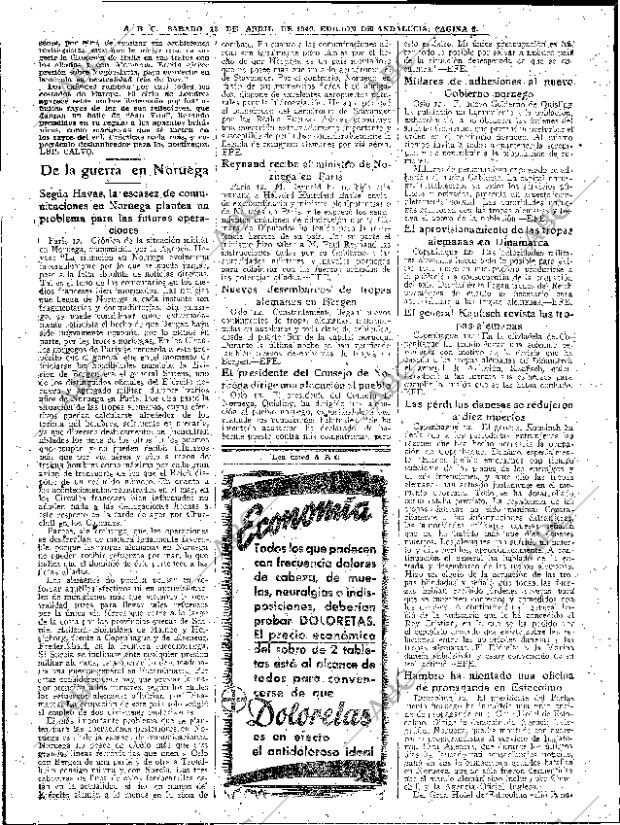 ABC SEVILLA 13-04-1940 página 6
