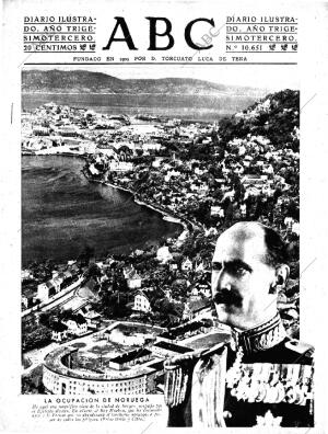 ABC MADRID 14-04-1940 página 1