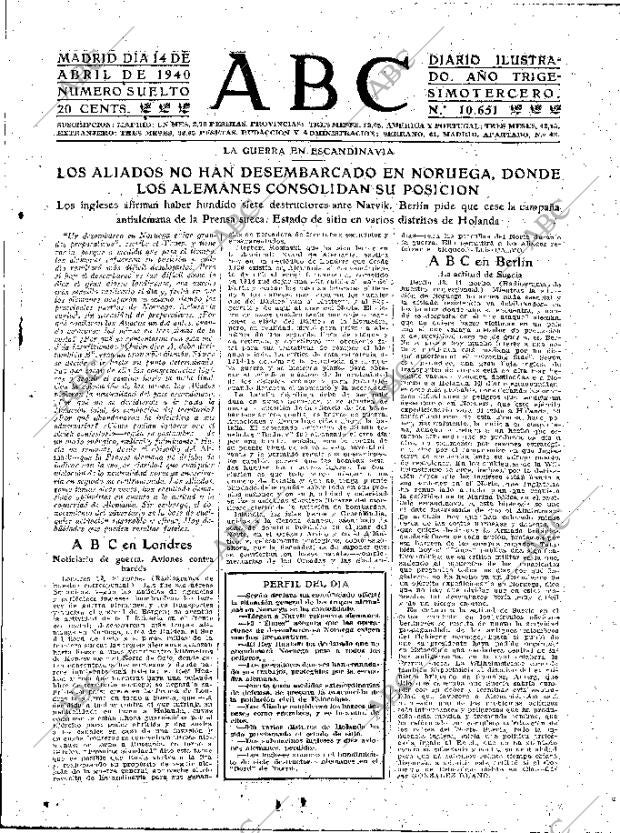 ABC MADRID 14-04-1940 página 11