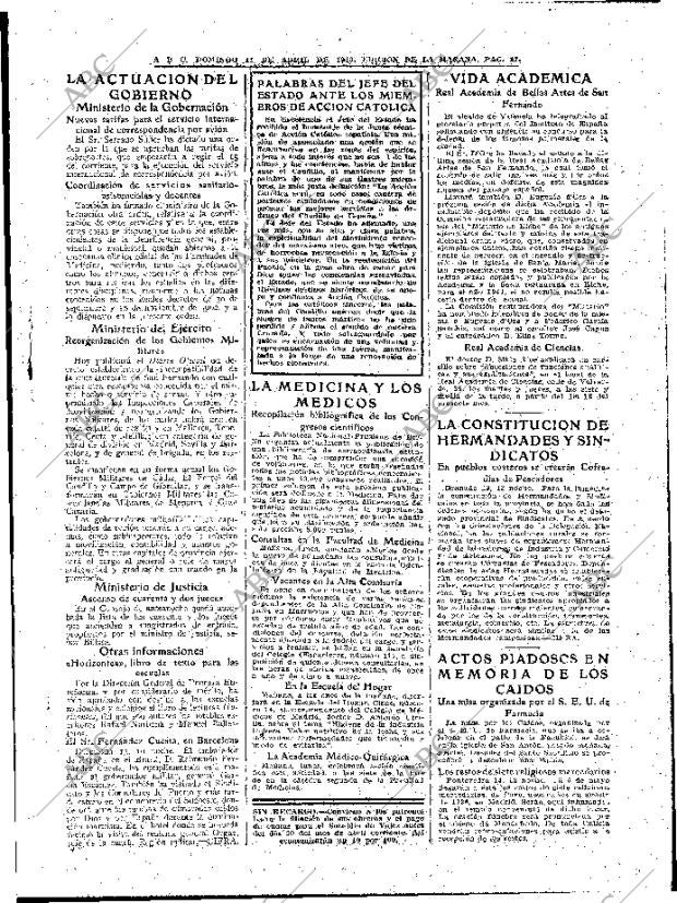 ABC MADRID 14-04-1940 página 17