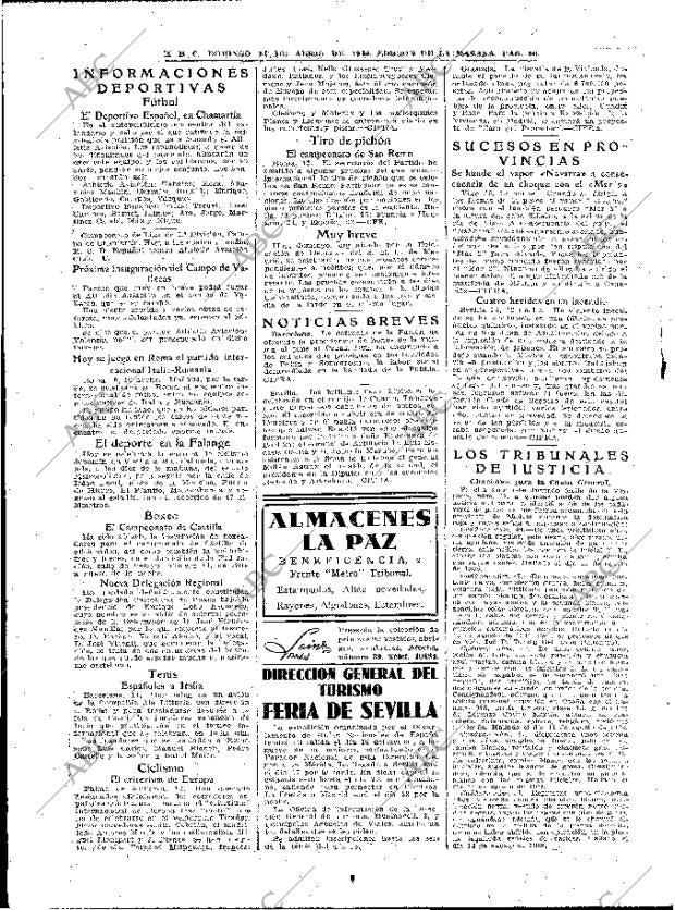ABC MADRID 14-04-1940 página 20