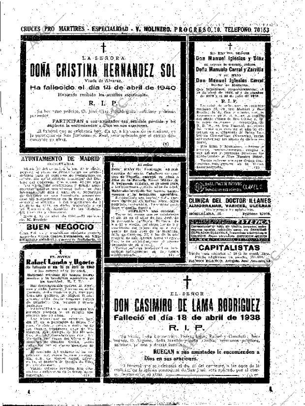 ABC MADRID 17-04-1940 página 15