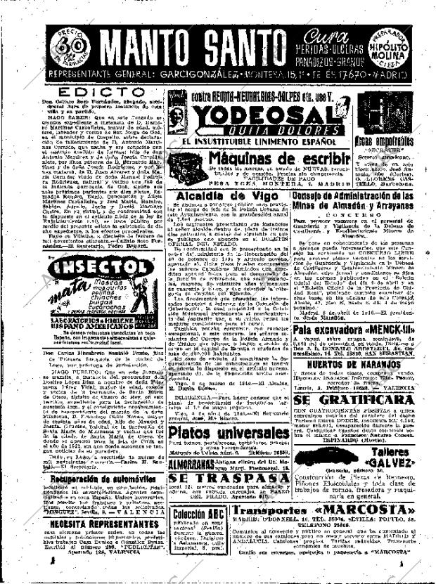 ABC MADRID 17-04-1940 página 16