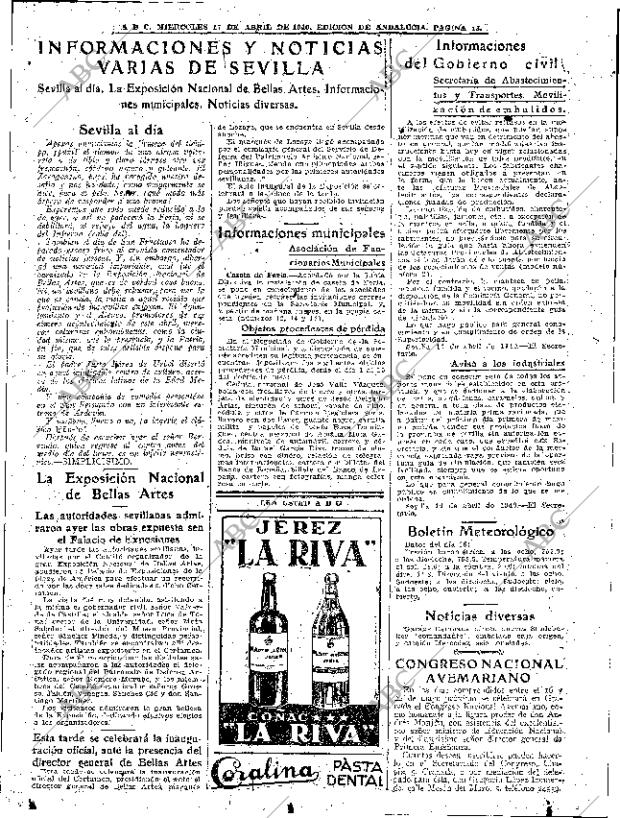 ABC SEVILLA 17-04-1940 página 13