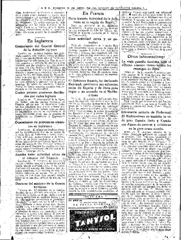 ABC SEVILLA 21-04-1940 página 7