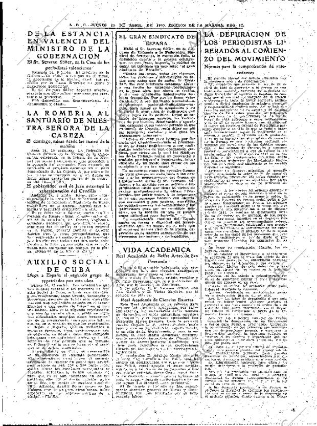 ABC MADRID 25-04-1940 página 11