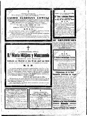 ABC MADRID 25-04-1940 página 19