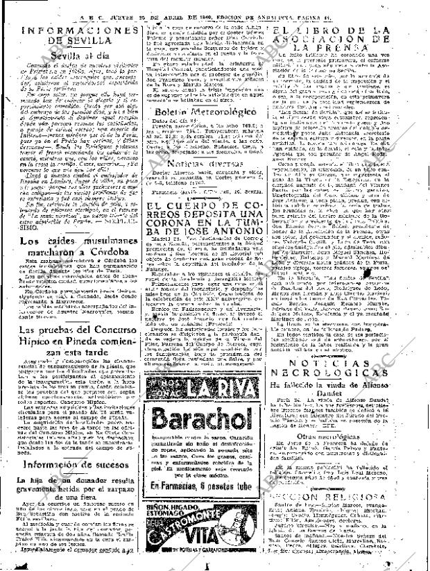 ABC SEVILLA 25-04-1940 página 11