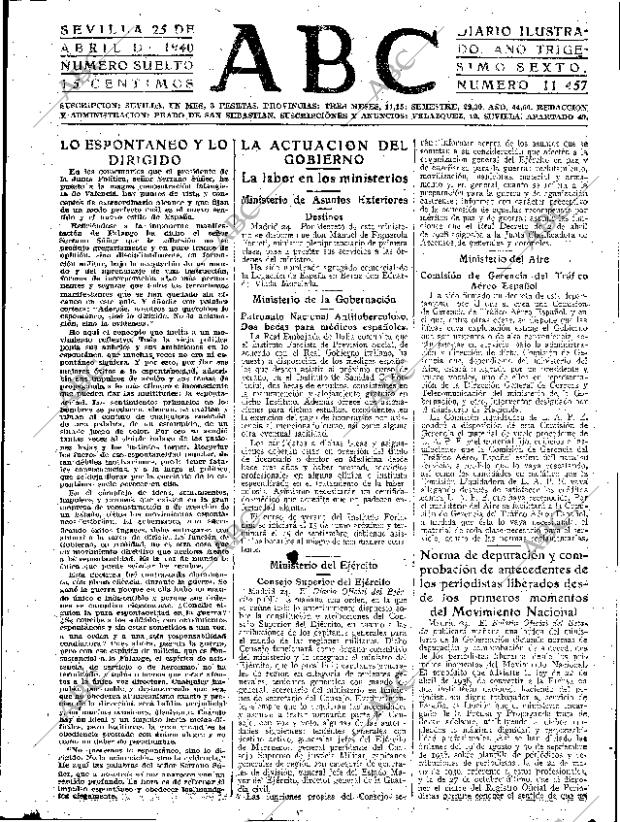 ABC SEVILLA 25-04-1940 página 5