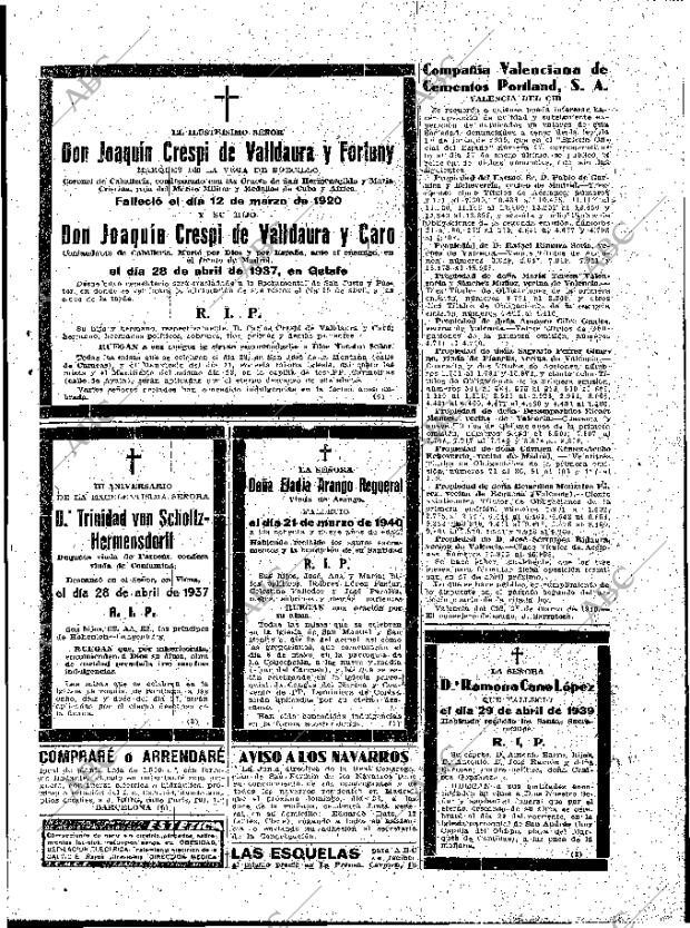 ABC MADRID 27-04-1940 página 19