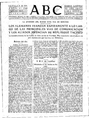 ABC SEVILLA 27-04-1940 página 5