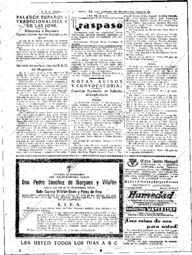ABC SEVILLA 28-04-1940 página 12