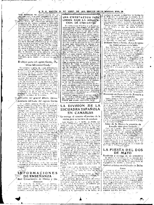 ABC MADRID 30-04-1940 página 16