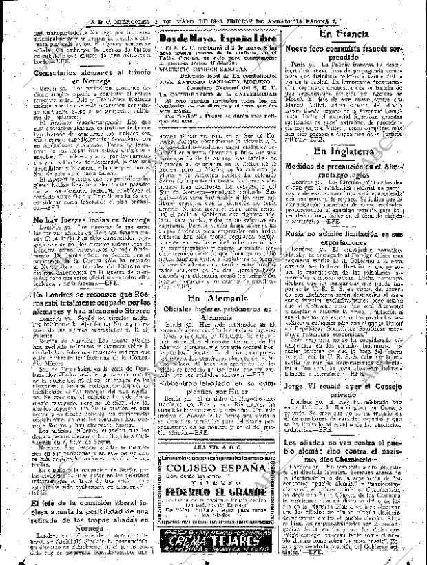 ABC SEVILLA 01-05-1940 página 7