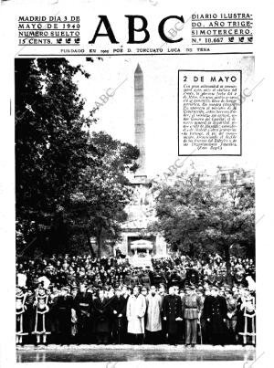 ABC MADRID 03-05-1940 página 1