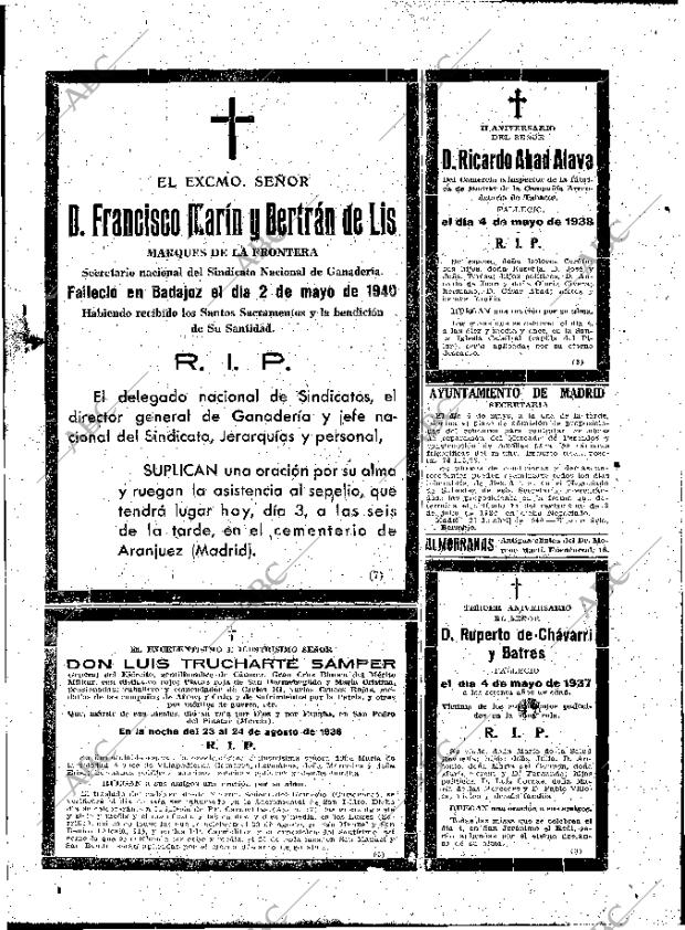 ABC MADRID 03-05-1940 página 15