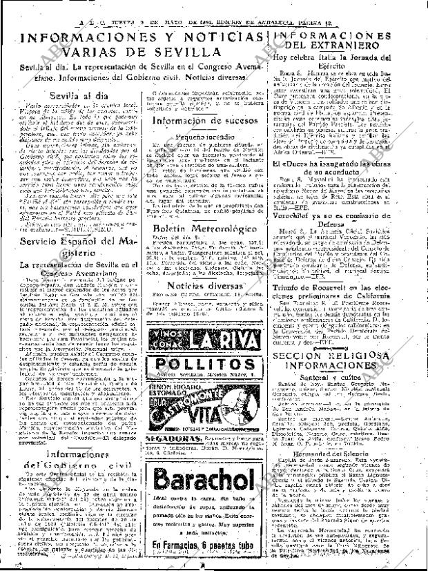 ABC SEVILLA 09-05-1940 página 13