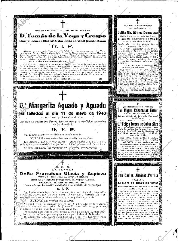 ABC MADRID 14-05-1940 página 2