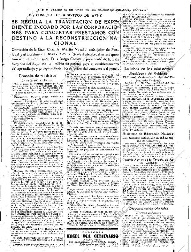 ABC SEVILLA 18-05-1940 página 9