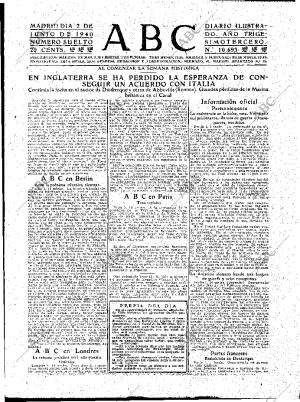 ABC MADRID 02-06-1940 página 3