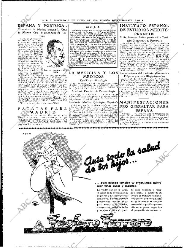 ABC MADRID 02-06-1940 página 8