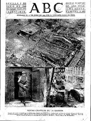 ABC SEVILLA 05-06-1940 página 1