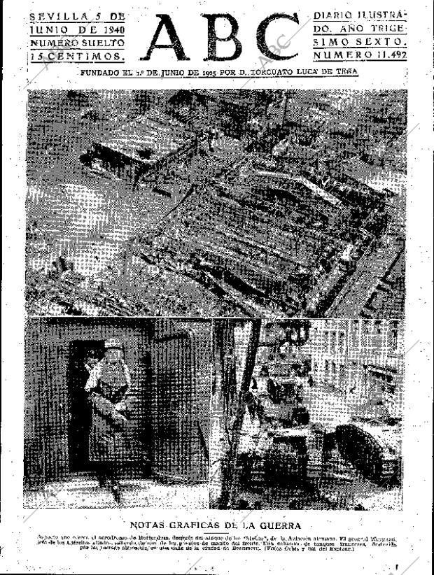 ABC SEVILLA 05-06-1940 página 1