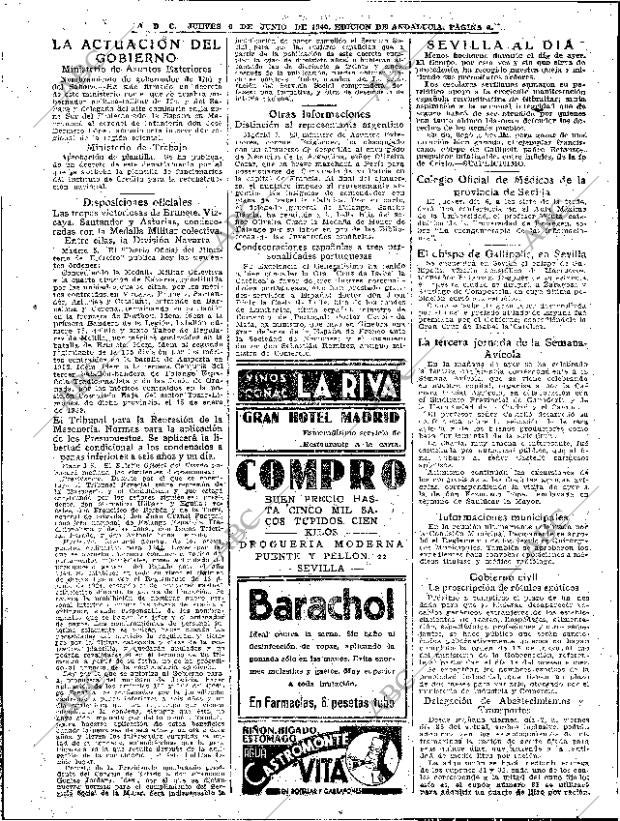ABC SEVILLA 06-06-1940 página 6